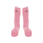 ONE PIECE Egghead Nami Schuhe rosa Cosplay Stiefel